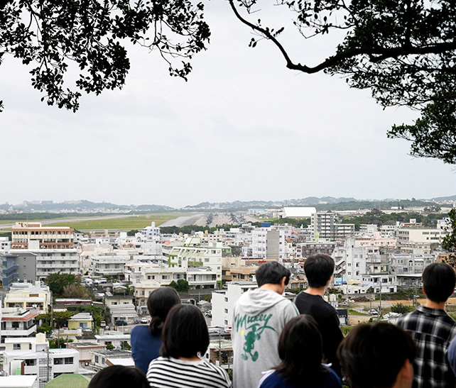 中部：「嘉数高台」「前田高地」